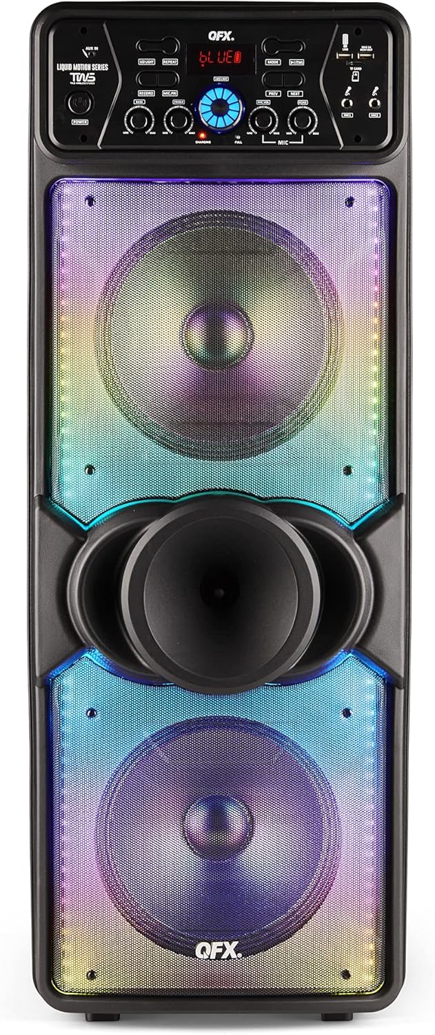 Portable Speaker with Wireless Microphone and FM Radio U6477