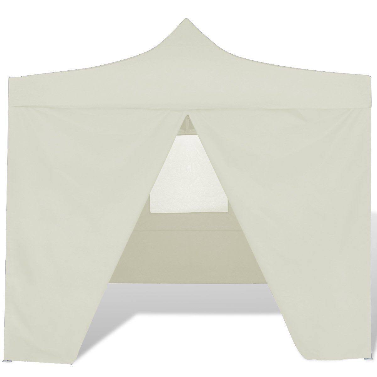 Cream Foldable Tent with 4 Walls B5105