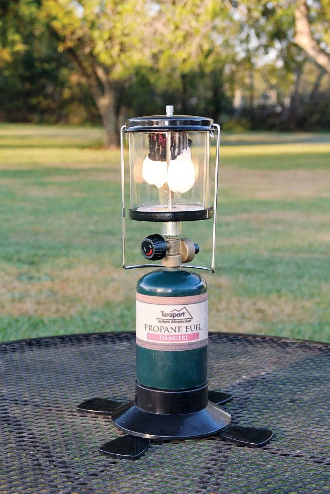 Black Double Mantle Propane Lantern F997117