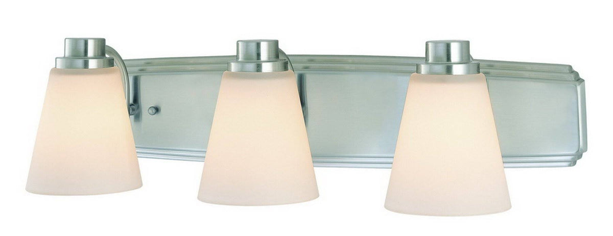 3 Light Bath Satin Nickel C286622