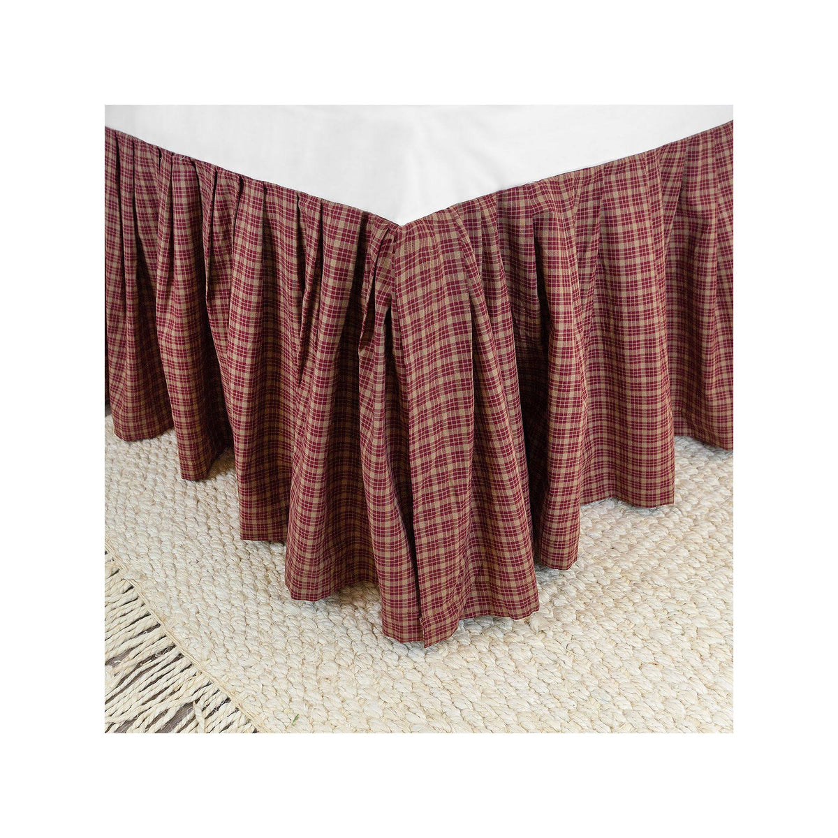 Twin Plaid Bedskirt T305