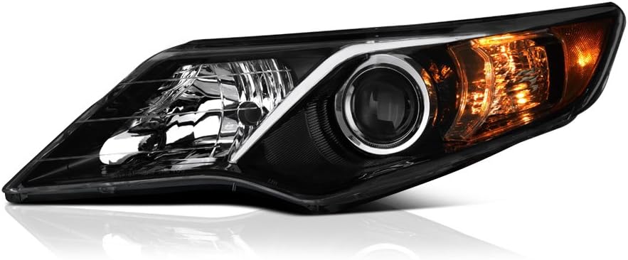 Black Housing Projector Headlight Headlamp Assembly Q92856