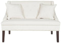 Light Beige Linen Settee M597