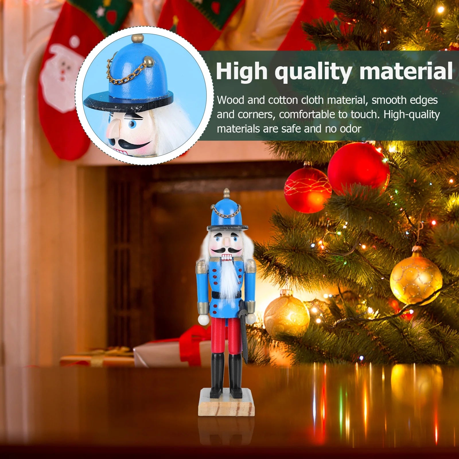 Delicate Nutcracker Doll Home Desktop Decor V4842
