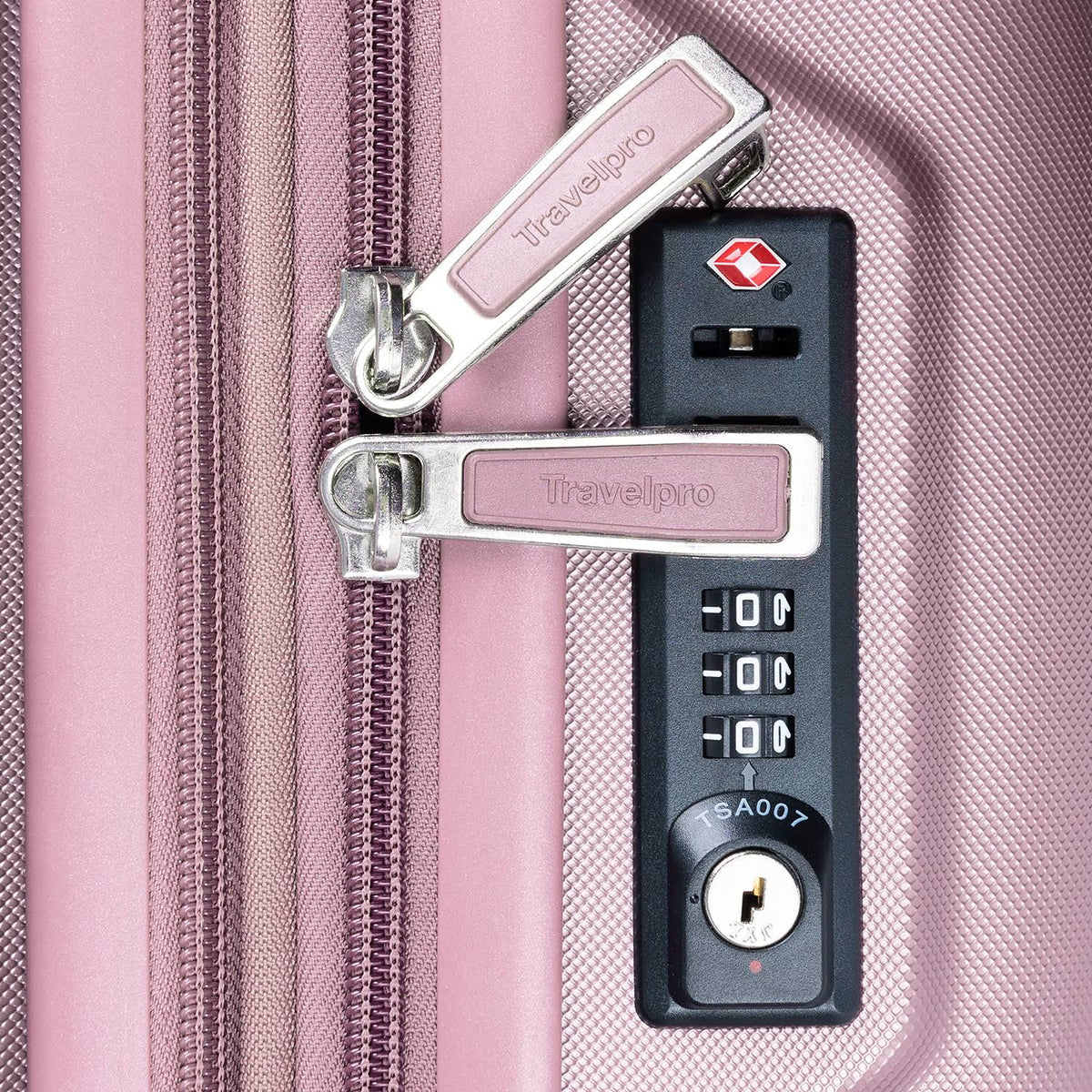 Dusty Rose Expandable Hardside Spinner Z5632