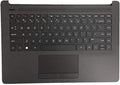 Black Laptop Upper Case Palmrest Keyboard Assembly C34411