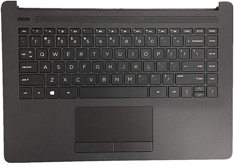 Black Laptop Upper Case Palmrest Keyboard Assembly C34411