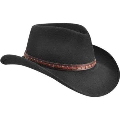 Black Wool Western Hat K9867