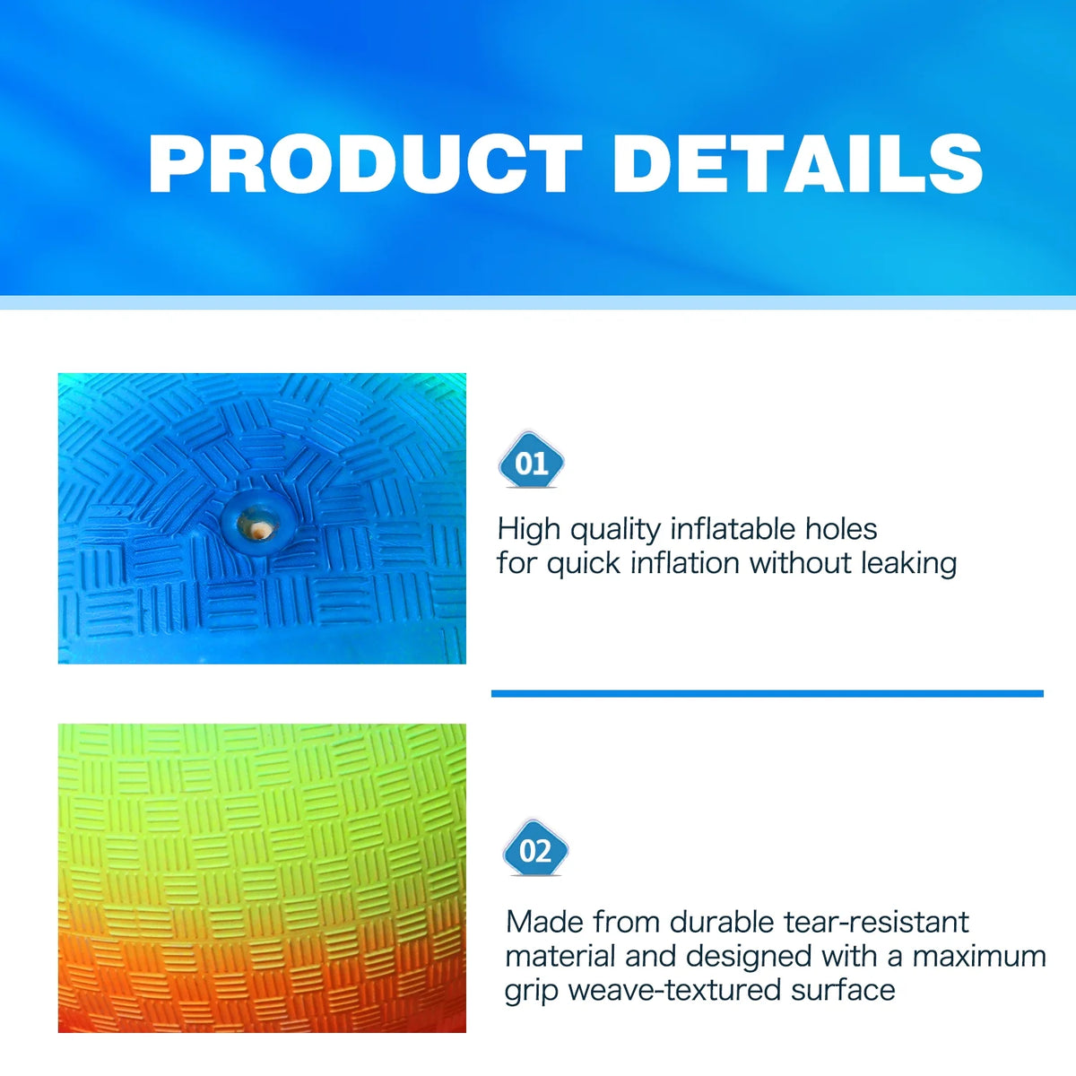 7"/8.5"/10" Inflatable Playground Balls W625137