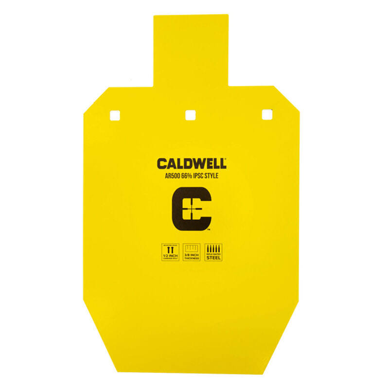 Yellow AR500 Steel Target Plate J211