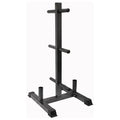 Olympic Bumper Plate Rack and Bar Holder S9872