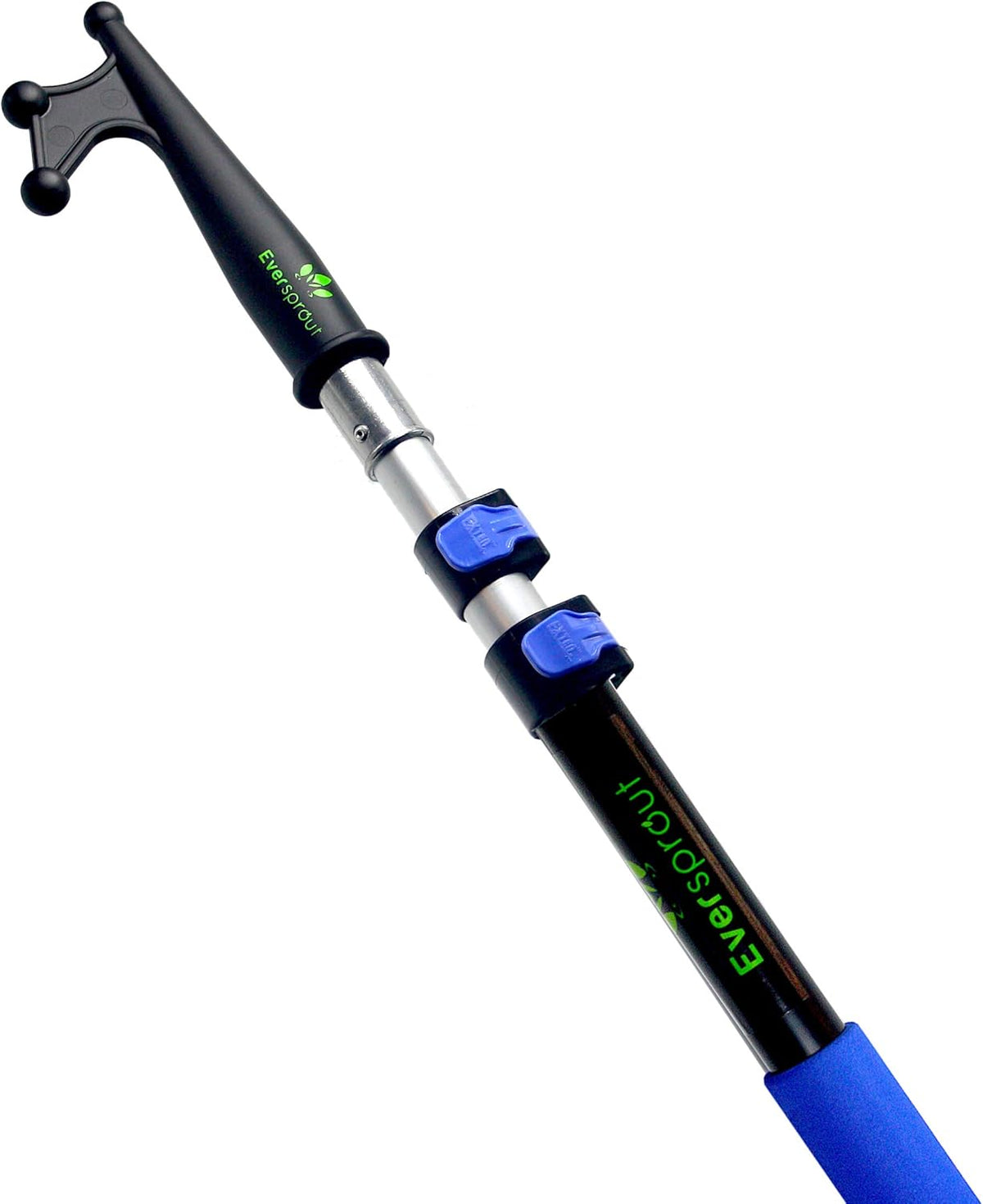 Telescopic Boat Hook, Floating, Heavy-Duty, Non-Slip EVA Foam Hand Grips, Rust-Resistant Aluminum, 3-Stage Pole, 13 Feet, 19 Feet, 25 Feet, Pack of 2 L606713