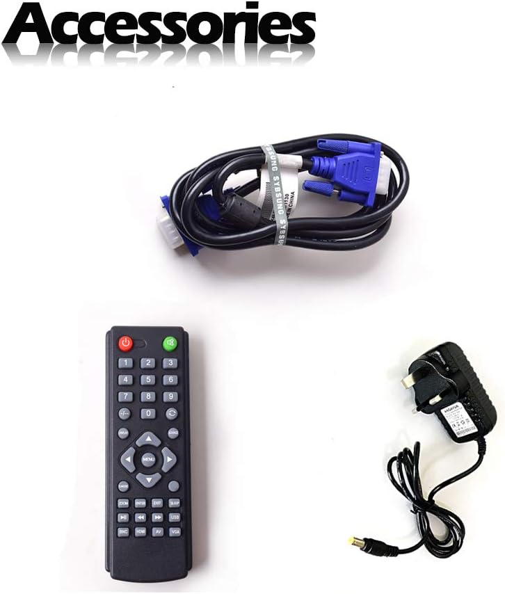 12 Inch LCD Security CCTV Monitor VGA HDMI AV BNC 4:3 HD Display LED Backlight Screen with USB Drive Player 800x600 Resolution Built-in Speaker Audio in/Out R355439