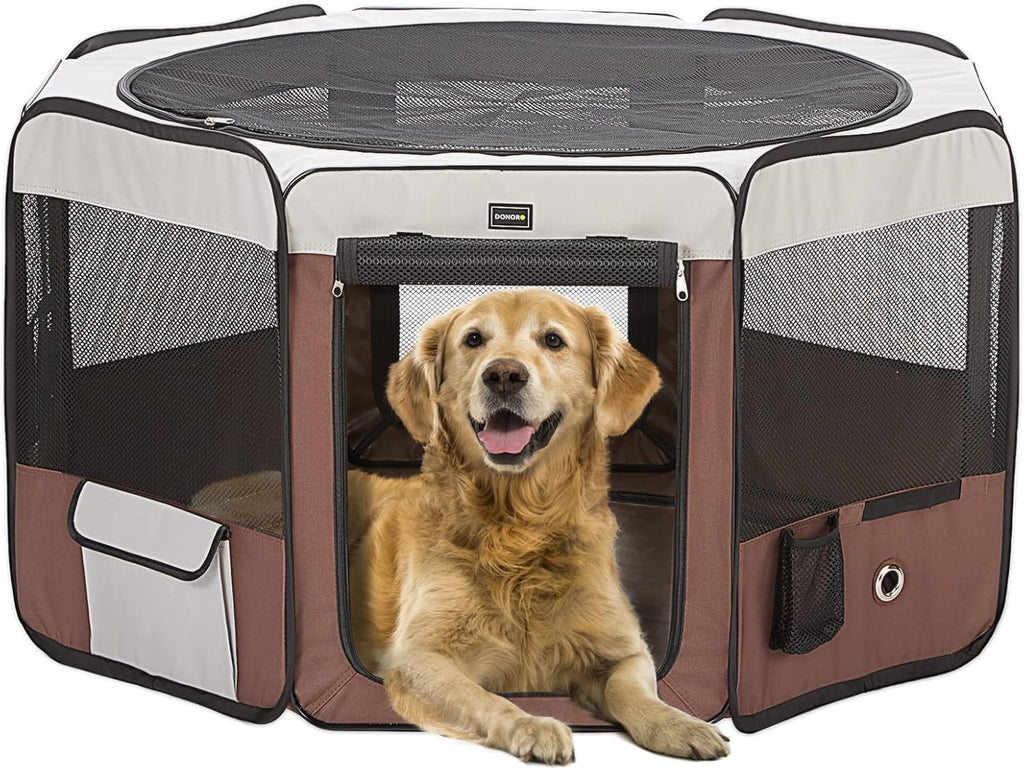 Portable Dog Playpen with Carrying Case U4253