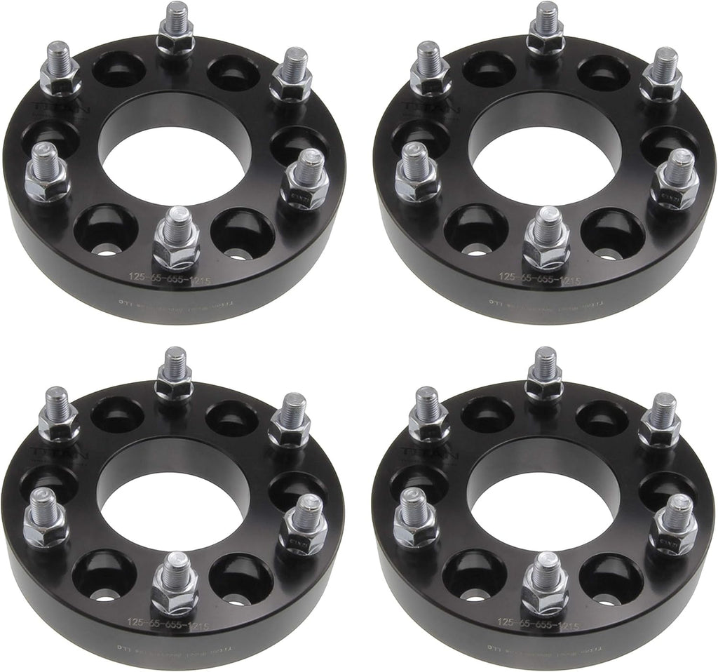 1.25" 32mm 6x5 to 6x5.5 Wheel Adapters 12x1.5 Studs N596077