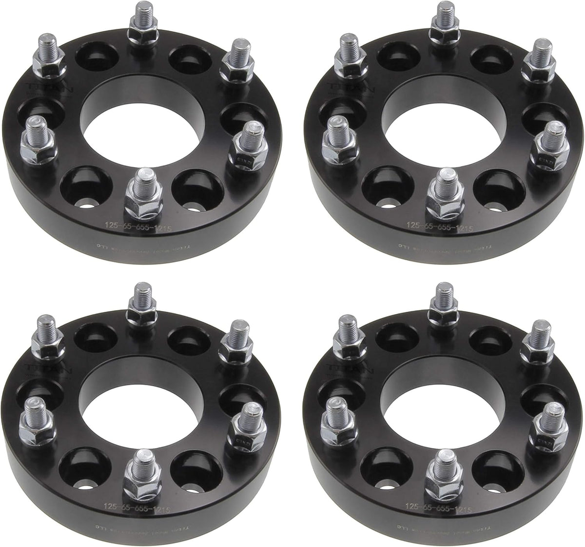 1.25" 32mm 6x5 to 6x5.5 Wheel Adapters 12x1.5 Studs N596077