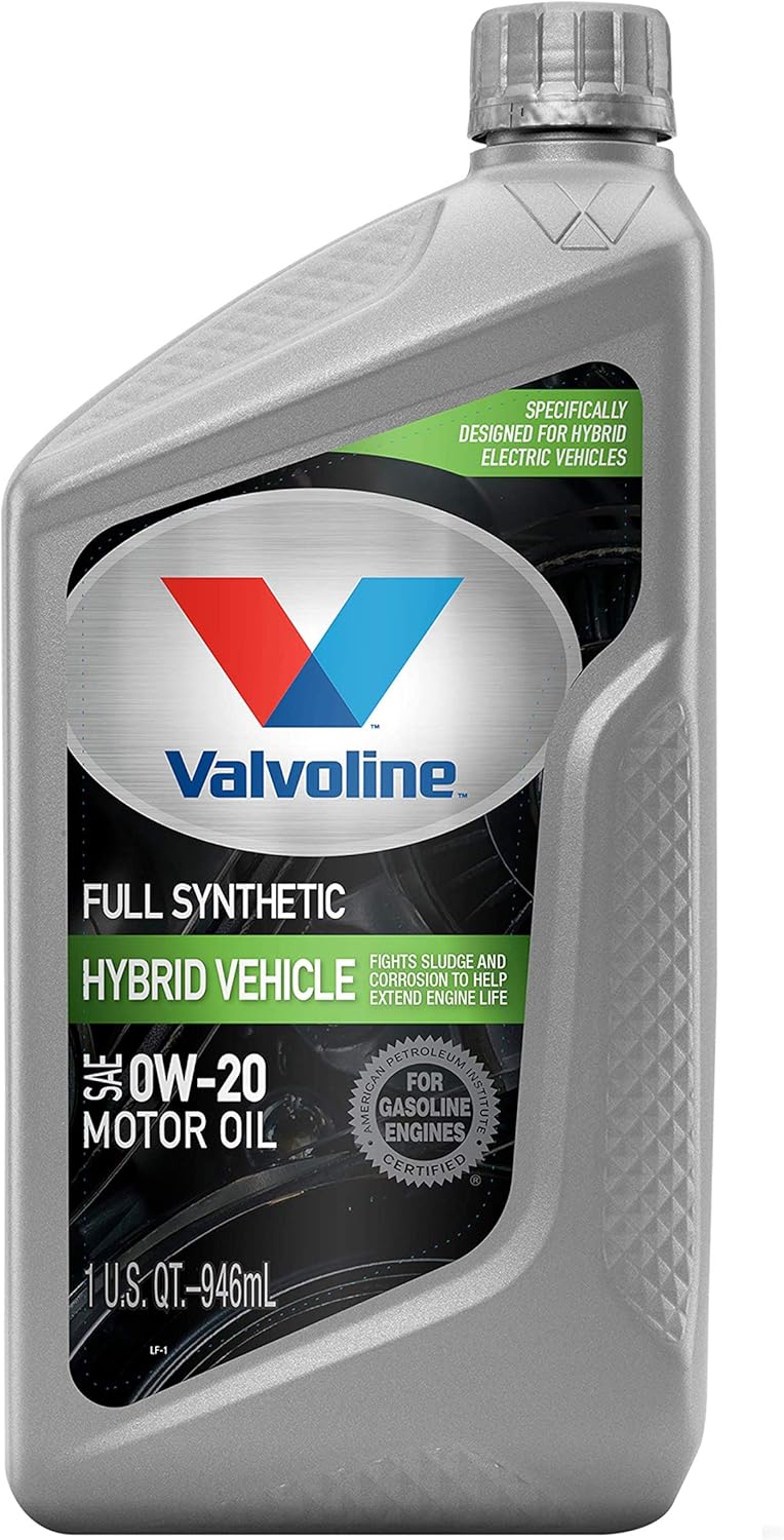Hybrid Vehicle Full Synthetic SAE 0W-20 Motor Oil, Case of 6 O212641