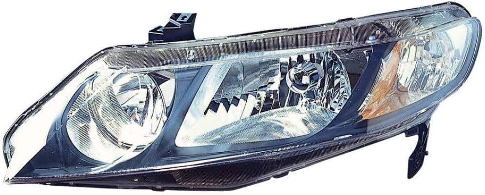 Passenger Side Headlight Unit for Honda Civic Sedan 2009 2010 2011 F288412