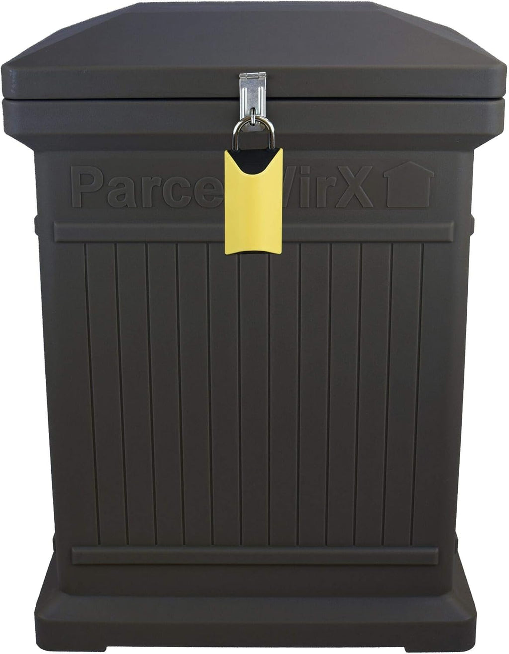 Oak Color Vertical Package Delivery Box with Lift Off Lid O665