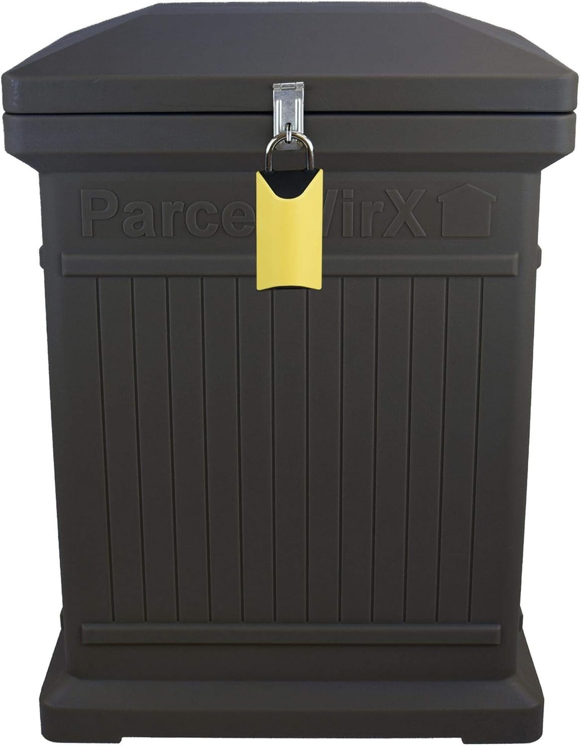 Oak Color Vertical Package Delivery Box with Lift Off Lid O665