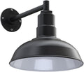 Green 16 Gooseneck Steel Dome Barn Light E6992