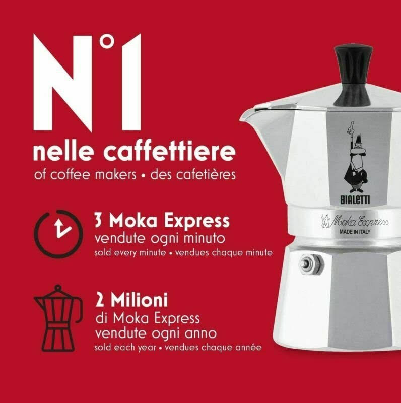 Silver Espresso Maker I658