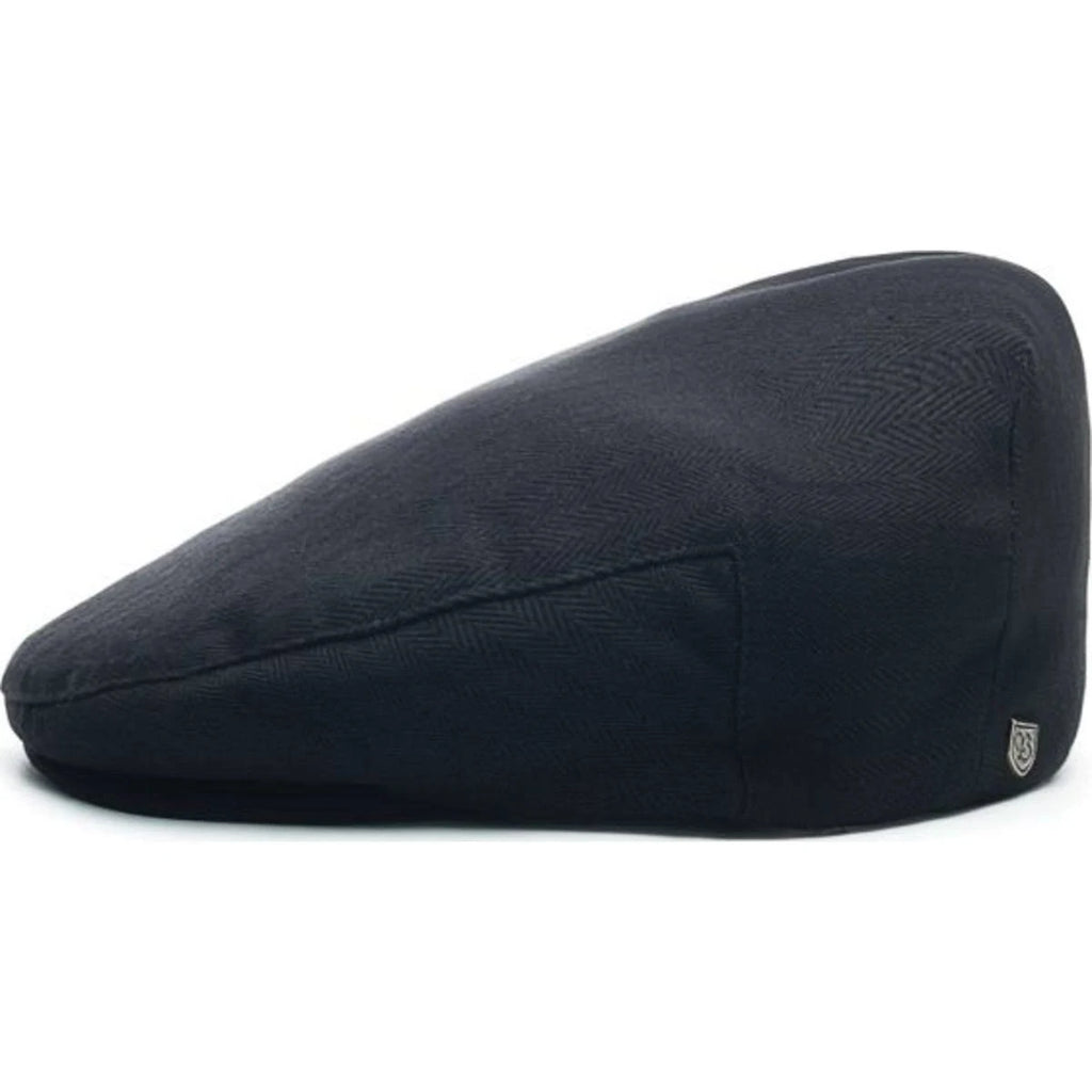 Heather Blue Washed Navy Snap Cap B2123