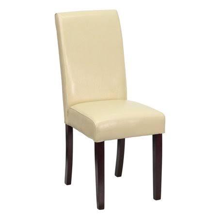 Ivory LeatherSoft Parsons Chair C130