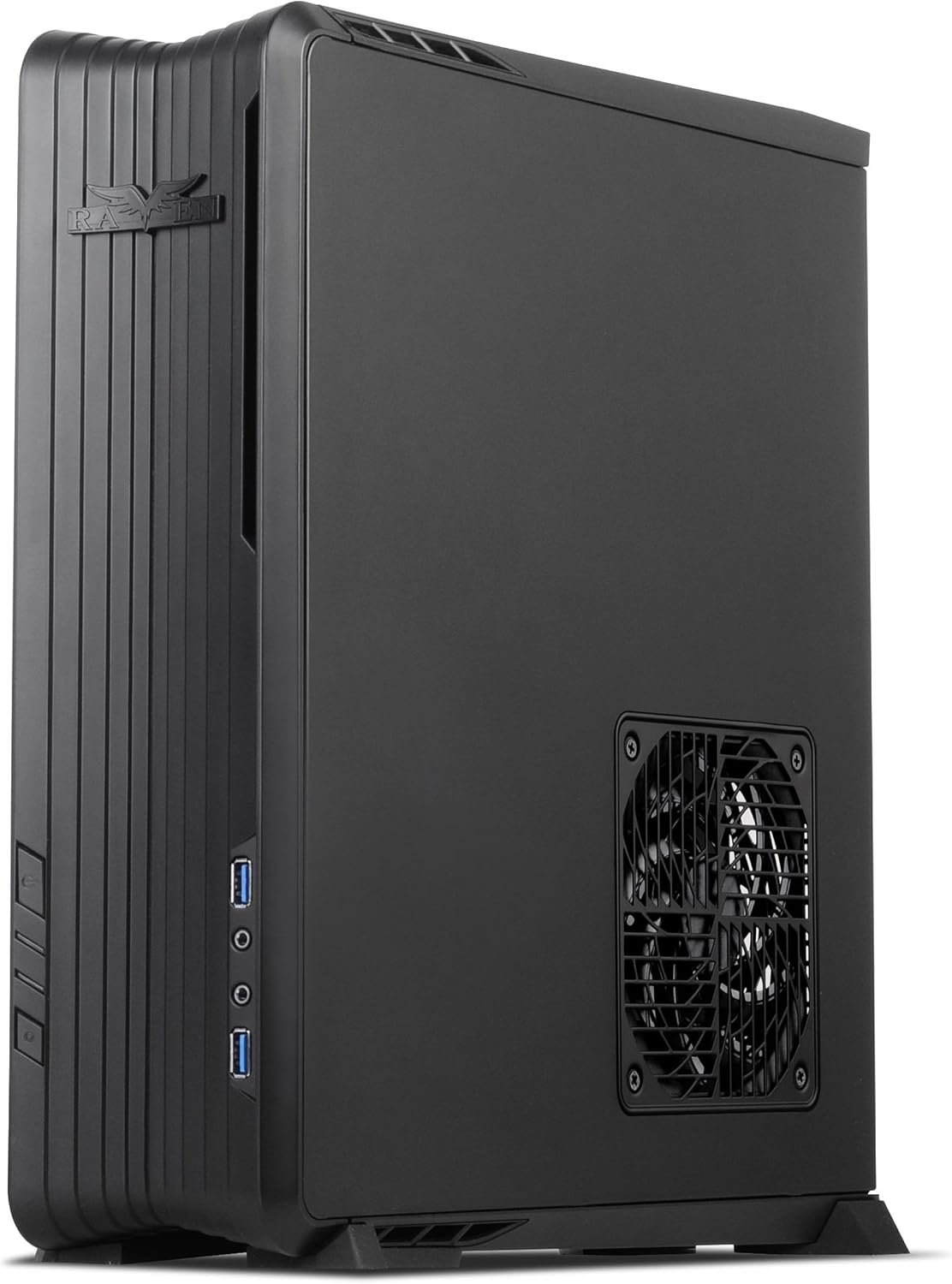 Black Mini-ITX/DTX SFX Computer Case with PCI-E Riser Card I226965
