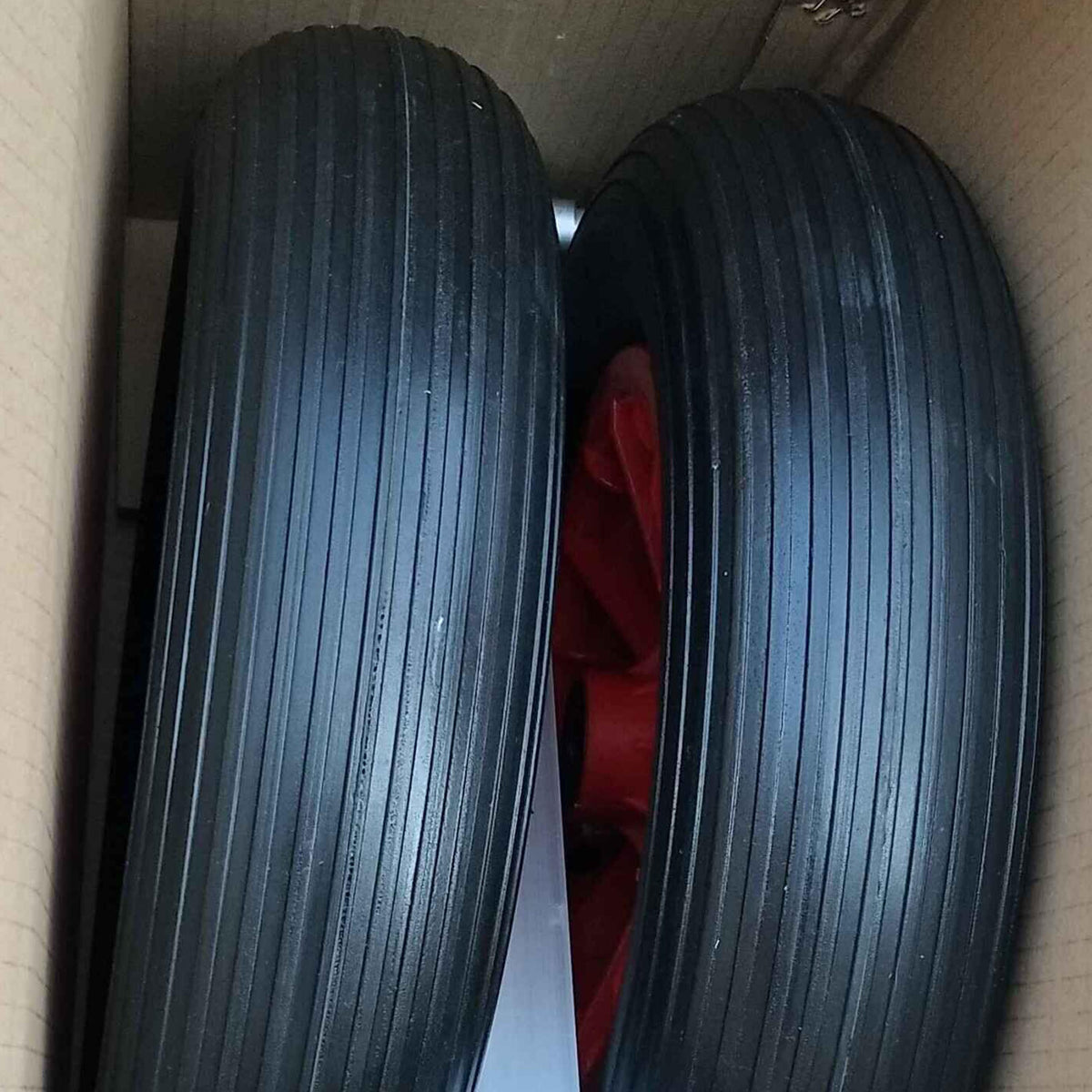 Pair of Heavy Duty Aluminum Alloy Wheels for Inflatable Boats V91957