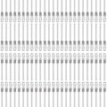 100-Pack Cat 6 Ethernet Cable White 0.5 Feet D730