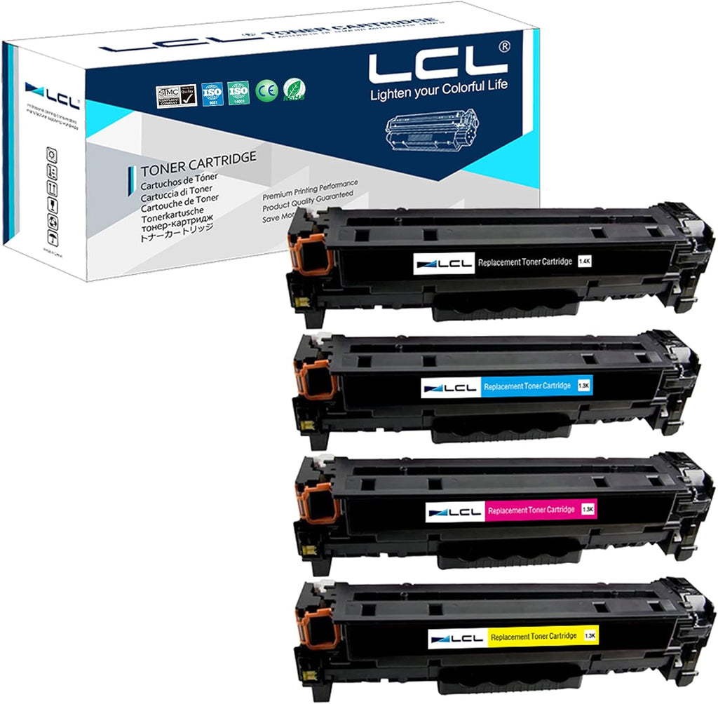 4-Pack Compatible Toner Cartridge for HP 202A 202X M591