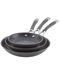 3-Piece Hard-Anodized Nonstick Frying Pan C69541