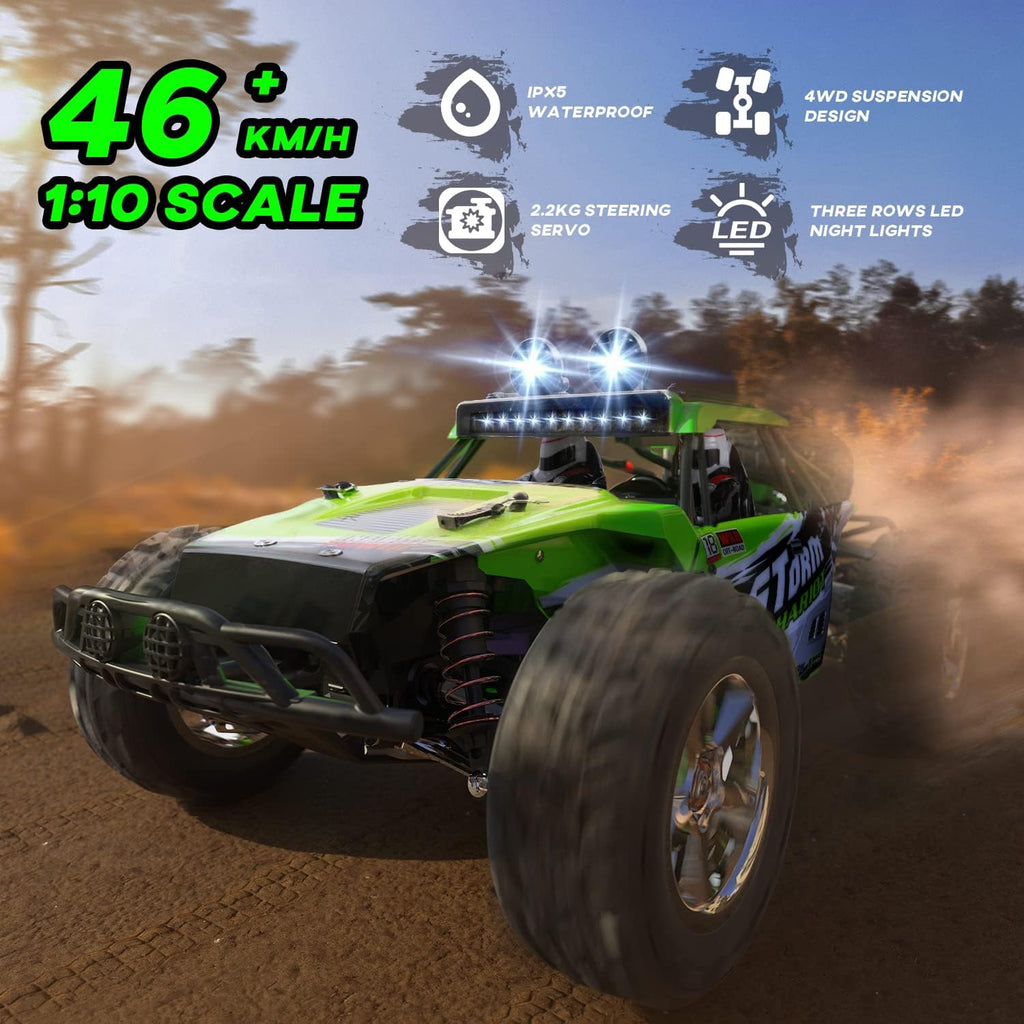 1:10 Scale 4WD RC Truck with 2 Rechargeable Batteries T21484