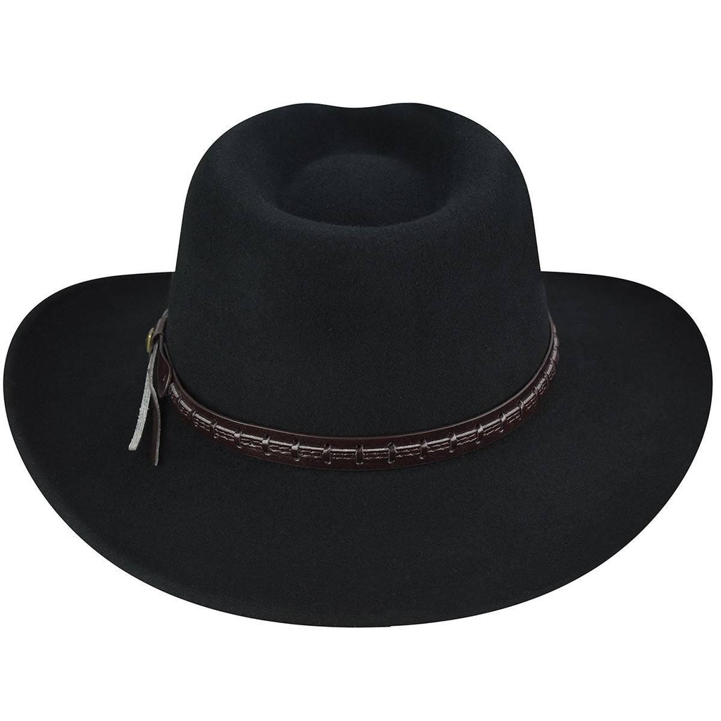 Black Wool Western Hat K9867