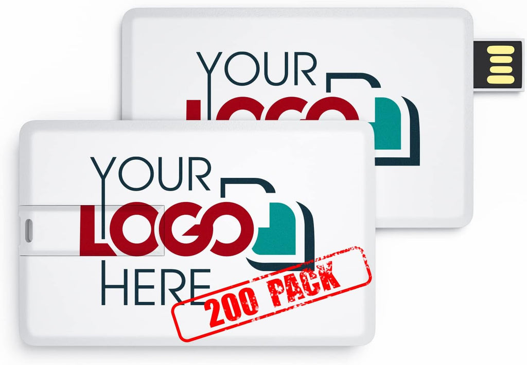 Custom Credit Card USB Flash Drive 128MB 100 Pack V31922