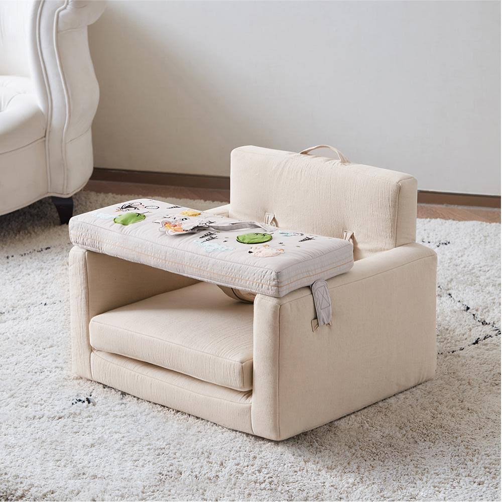 Cream Baby Activity Square Chair H989