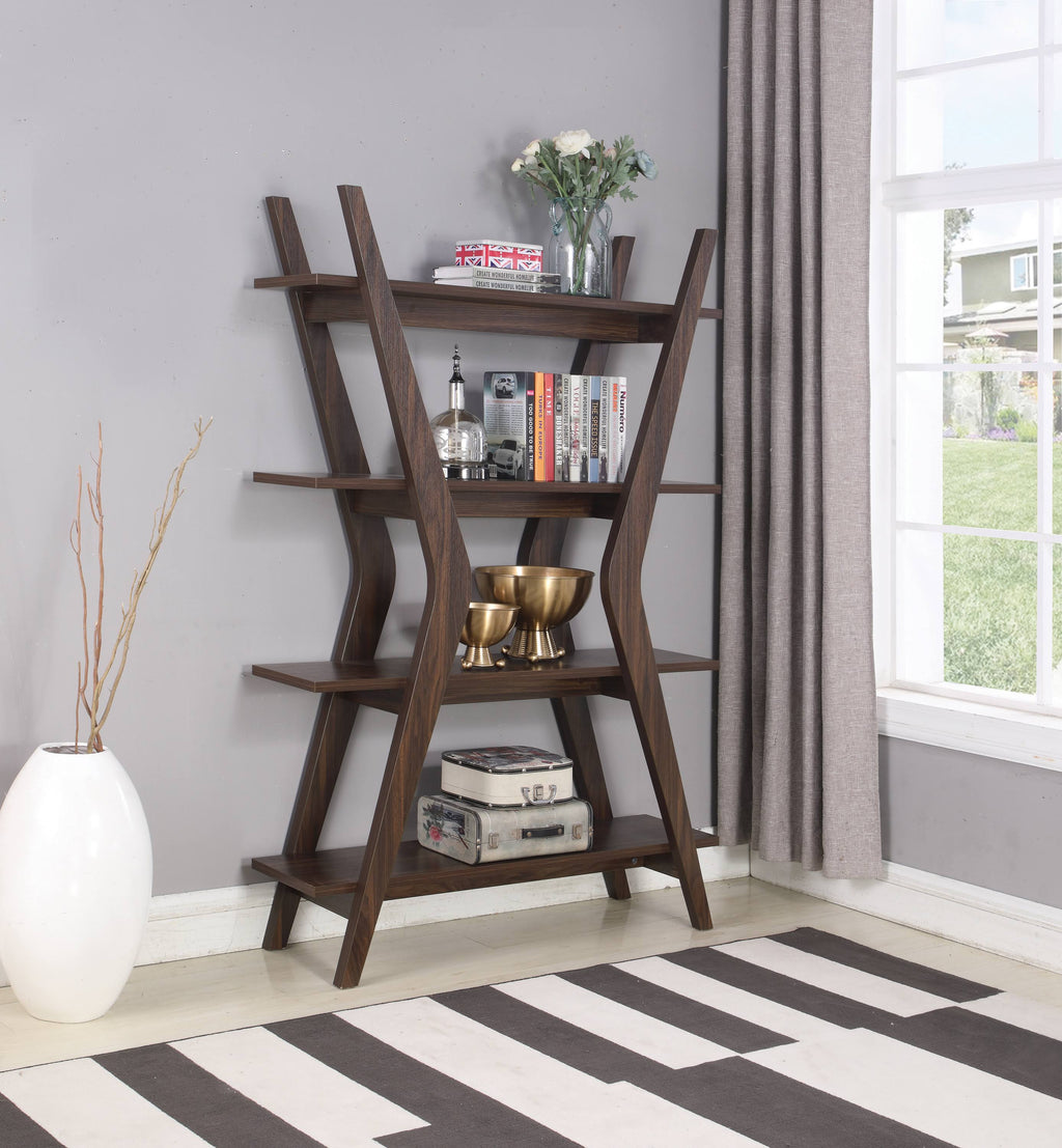 Dark Walnut Bookcase P414203
