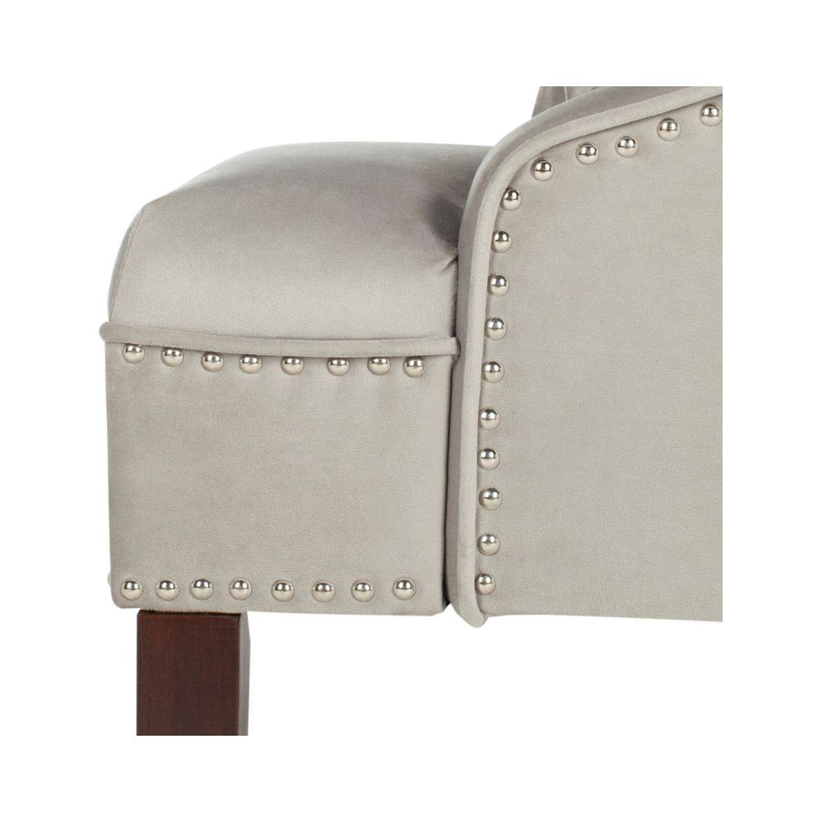 Light Beige Linen Settee M597