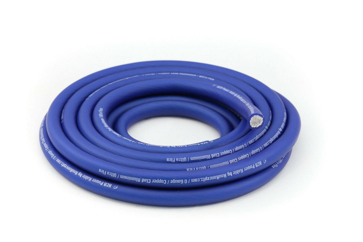 0 Gauge Power Wire Blue 50 I58833