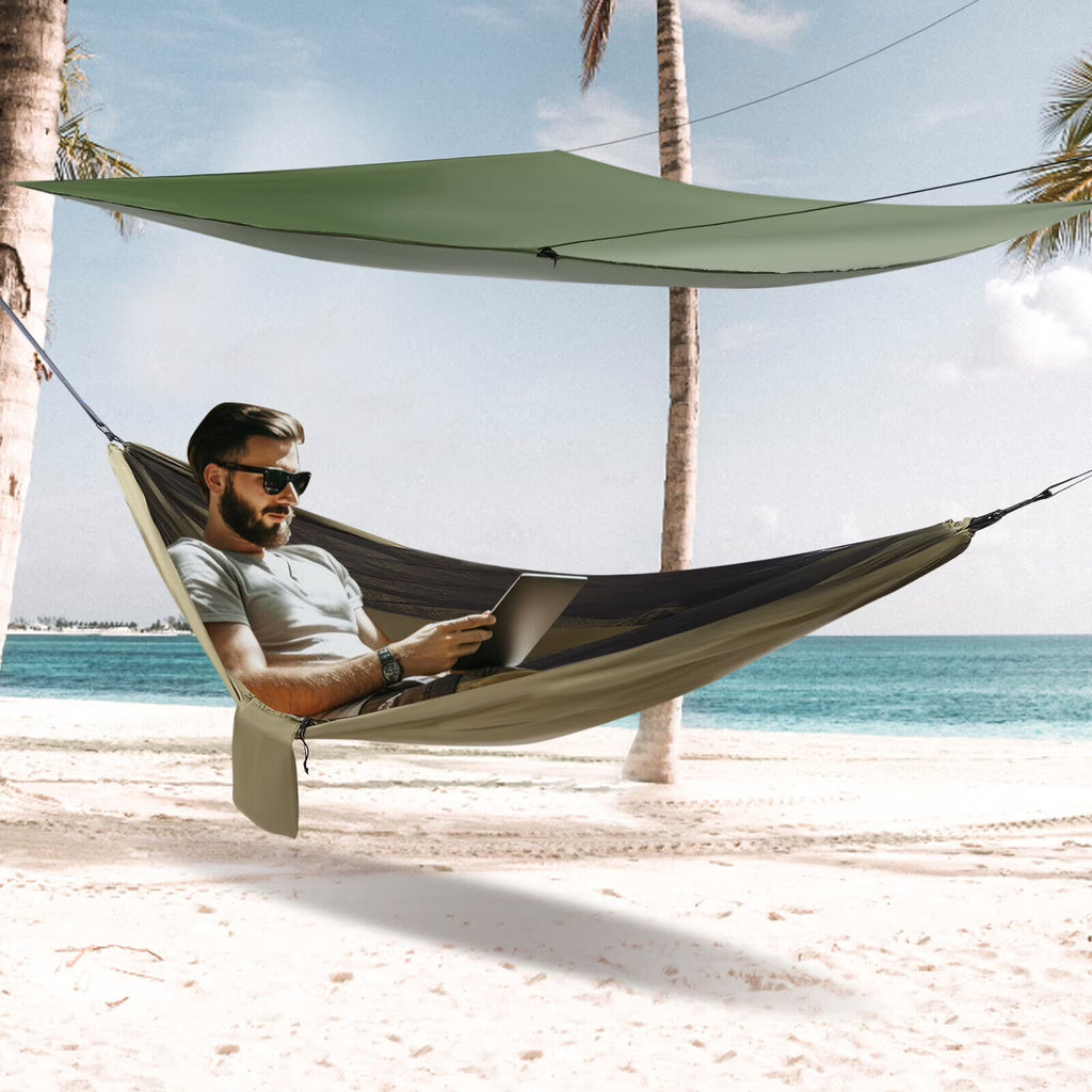 Camping Hammock Chair Bed Outdoor Hanging Swing C6419