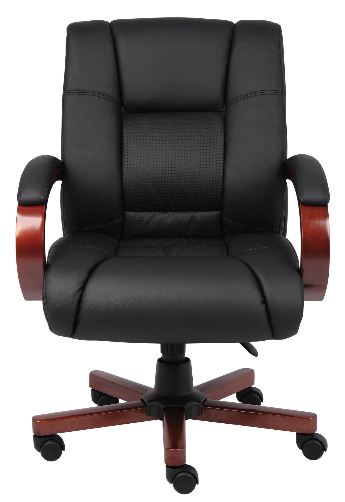 Cherry Mid Back Executive Wood Chair F2364