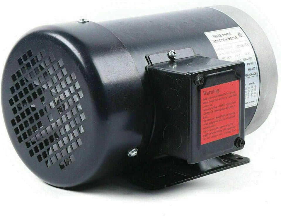 3HP SPL Single Phase 230V AC Non-Reversible Compressor Duty Motor, 5/8" Keyed Shaft, 3480 RPM, 56 Frame Y205255