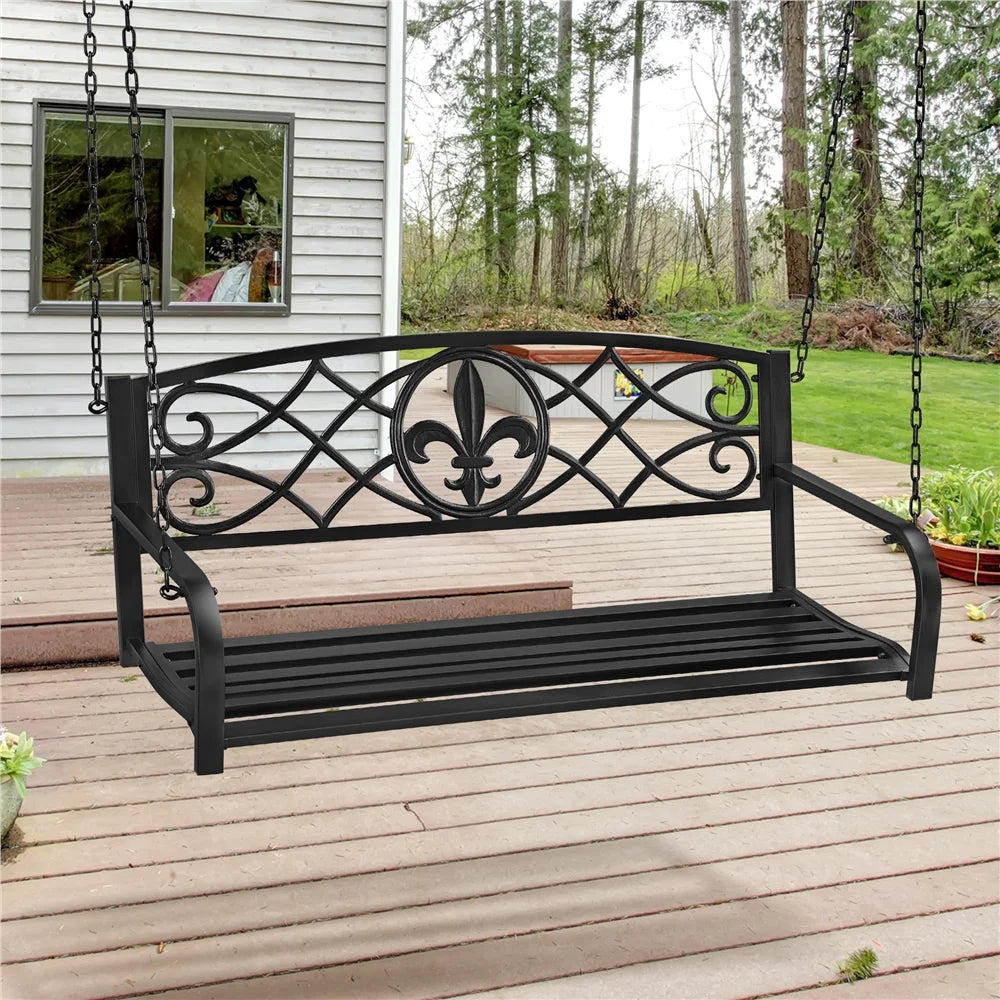 Black Iron Porch Swing V94333