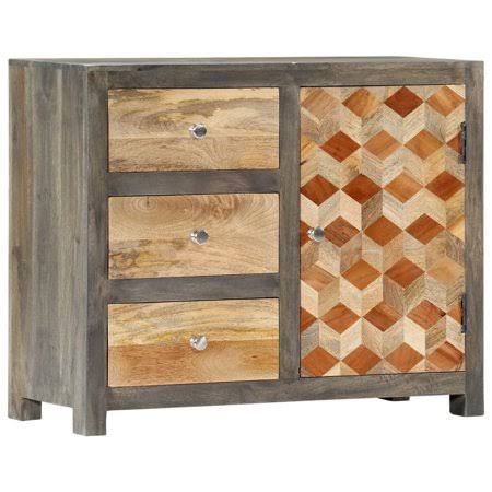 Solid Mango Wood Side Cabinet G9433