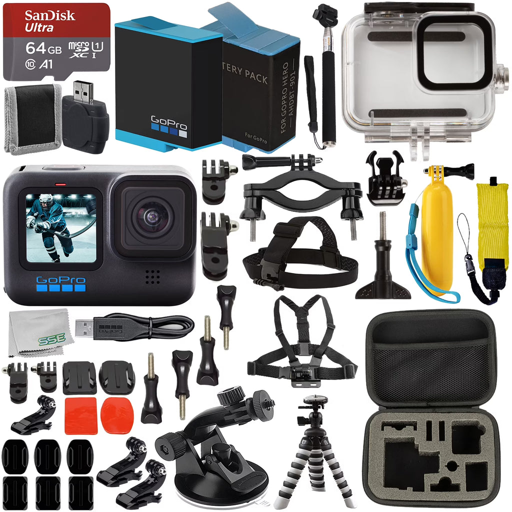 GoPro HERO10 Black with Accessory Bundle V111758