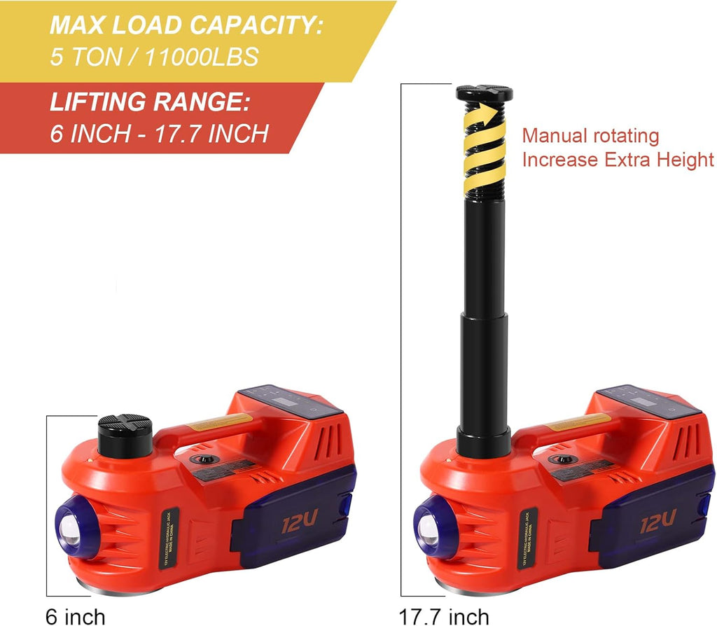 5 Ton Electric Car Hydraulic Jack with Touch Screen Z641753