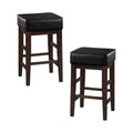 Black Counter Height Barstool Set of 2 P462420