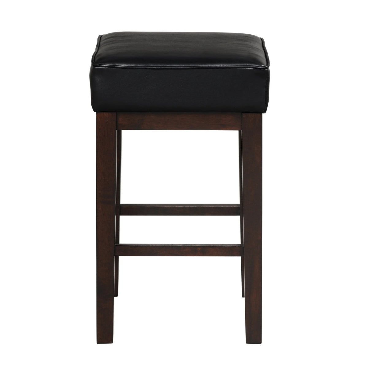Black Counter Height Barstool Set of 2 P462420