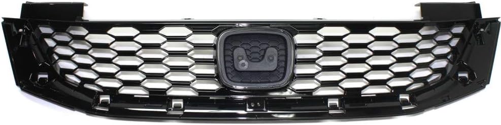 Painted Black Plastic Grille Assembly for Honda Accord Coupe 2013 2014 2015 M27896
